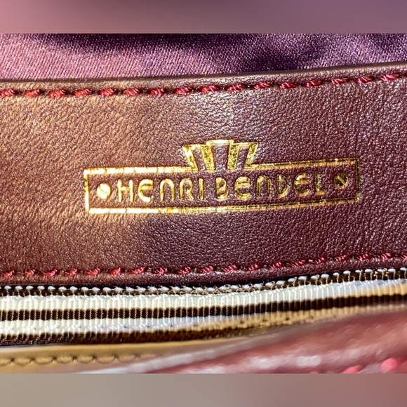 Women’s HENRI BENDEL brown and gold shoulder‎ bag/clutch with gold hardware - Picture 12 of 17